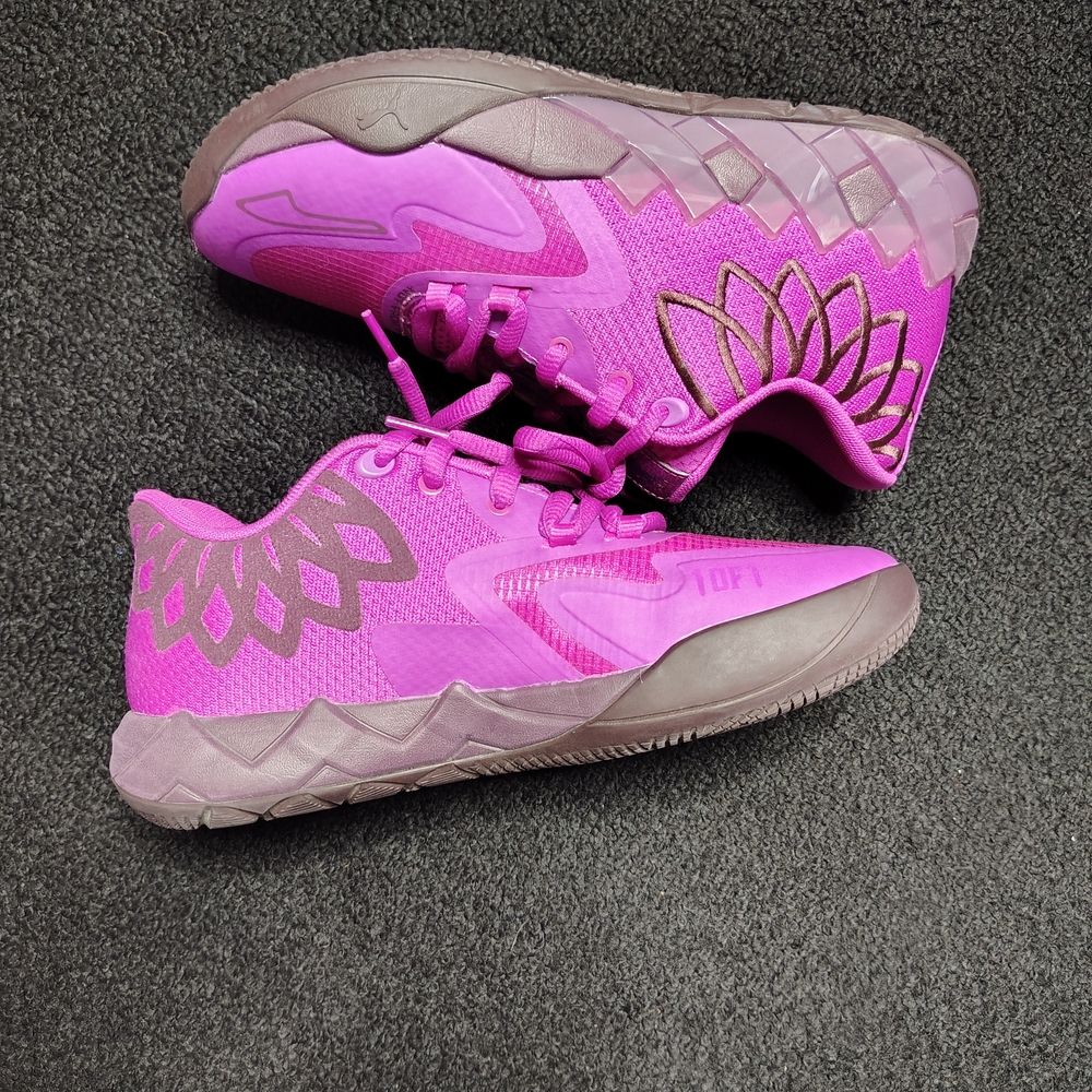 Puma MB.01 Lo Disco Purple Men’s Size 6 Lamelo Ball Melo Basketball Shoes New